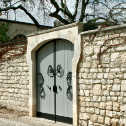 Portails à Ouverture Motorisée pour une Entrée Sophistiquée Croix